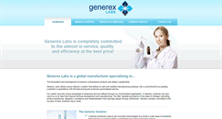 Desktop Screenshot of generexlabs.com